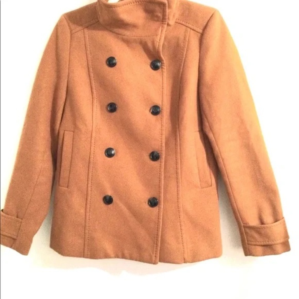 Women’s Camel Brownrust/ Burnt Orange Peacoat Jacket XXII